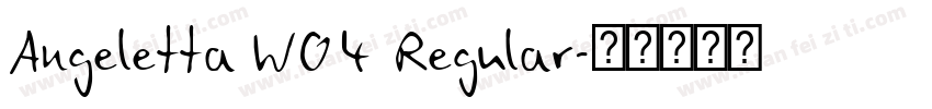 Angeletta W04 Regular字体转换